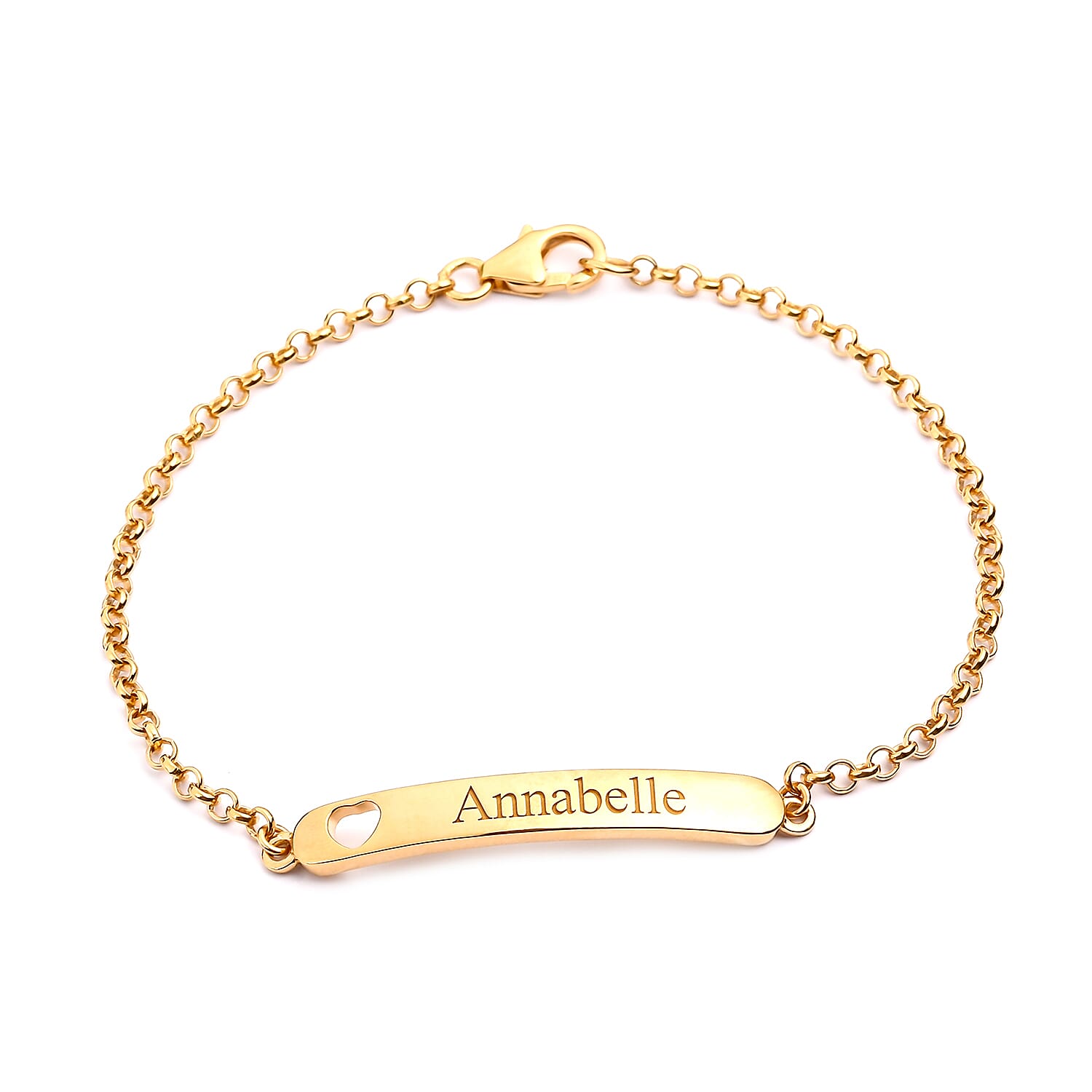 Personalised Engraved Children ID Bracelet Size 6 Inch