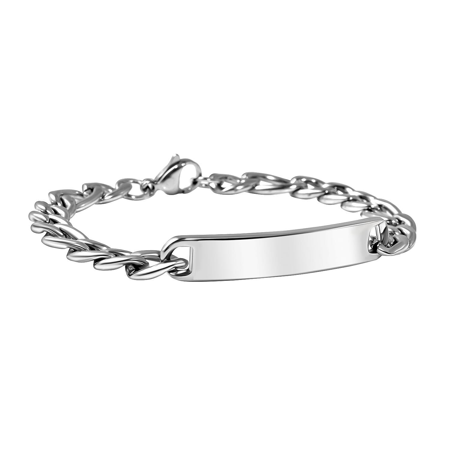 Personalise Engravable Identity Chain Bracelet