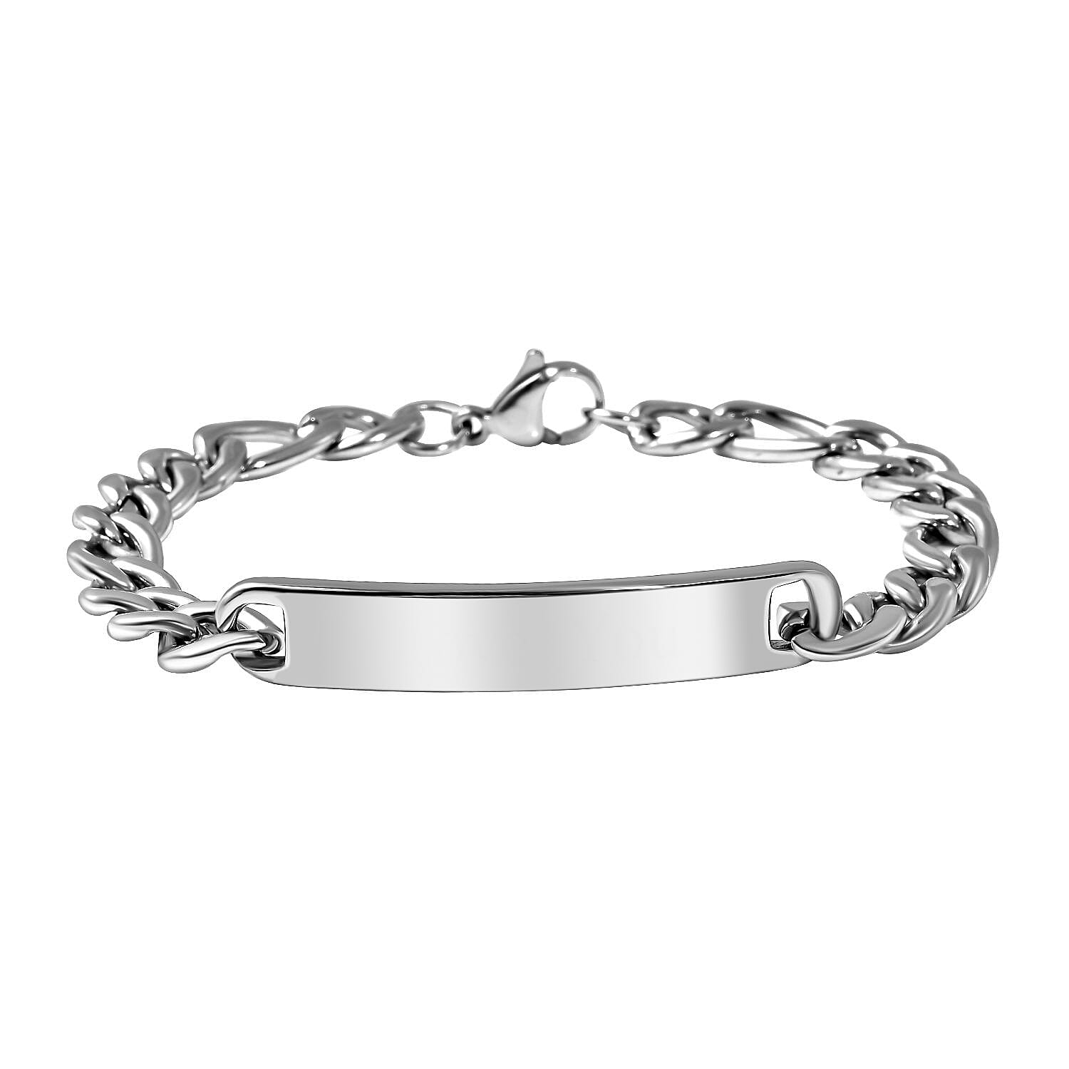 Personalise Engravable Identity Chain Bracelet
