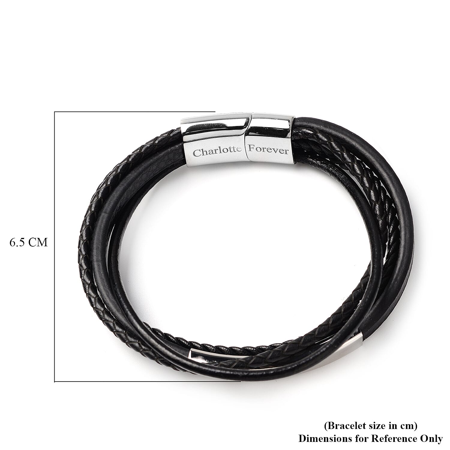 Personalised Engravable Genuine Leather ID Bracelet Personalised Engravable Genuine Leather ID Bracelet