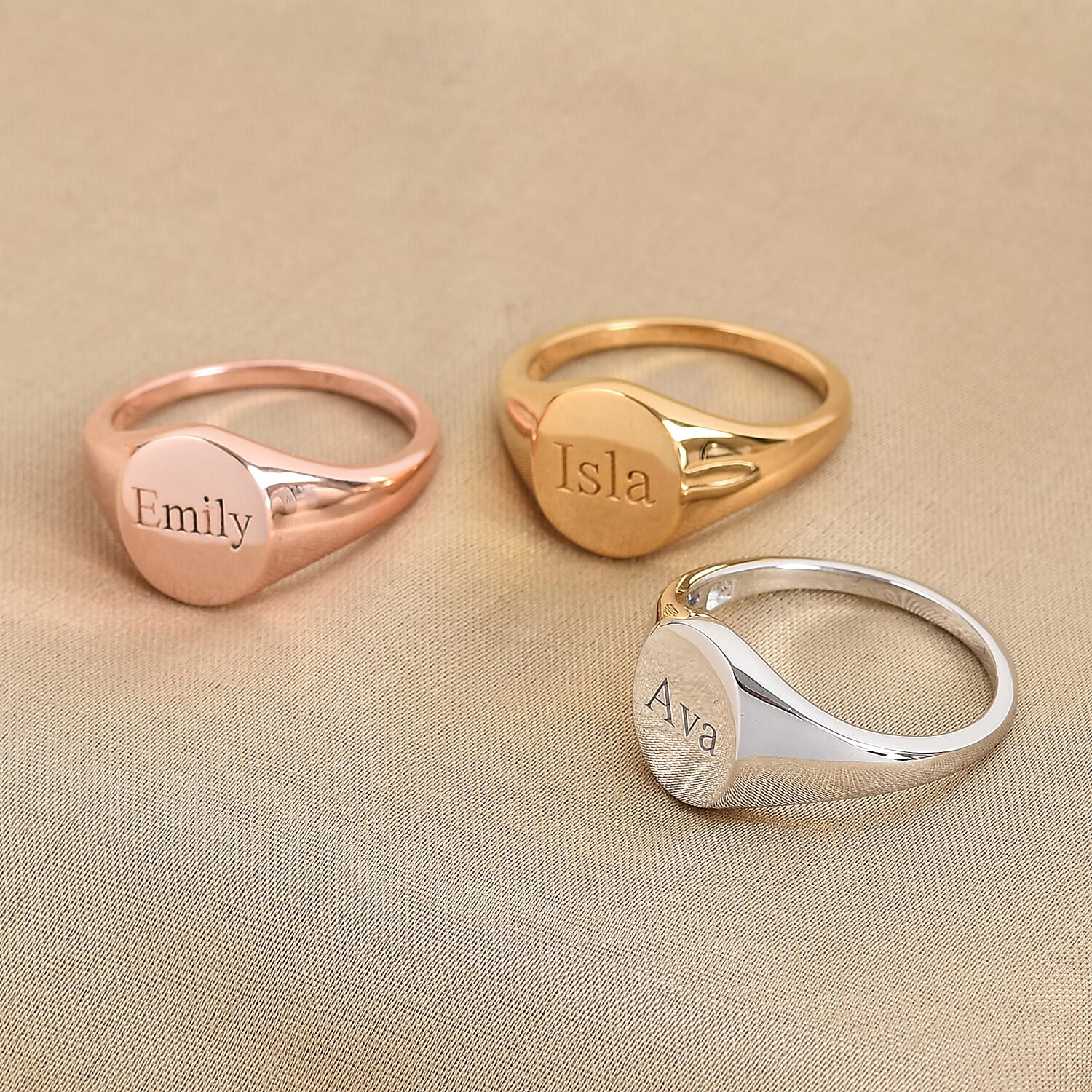 Personalised Engravable Signet Ring