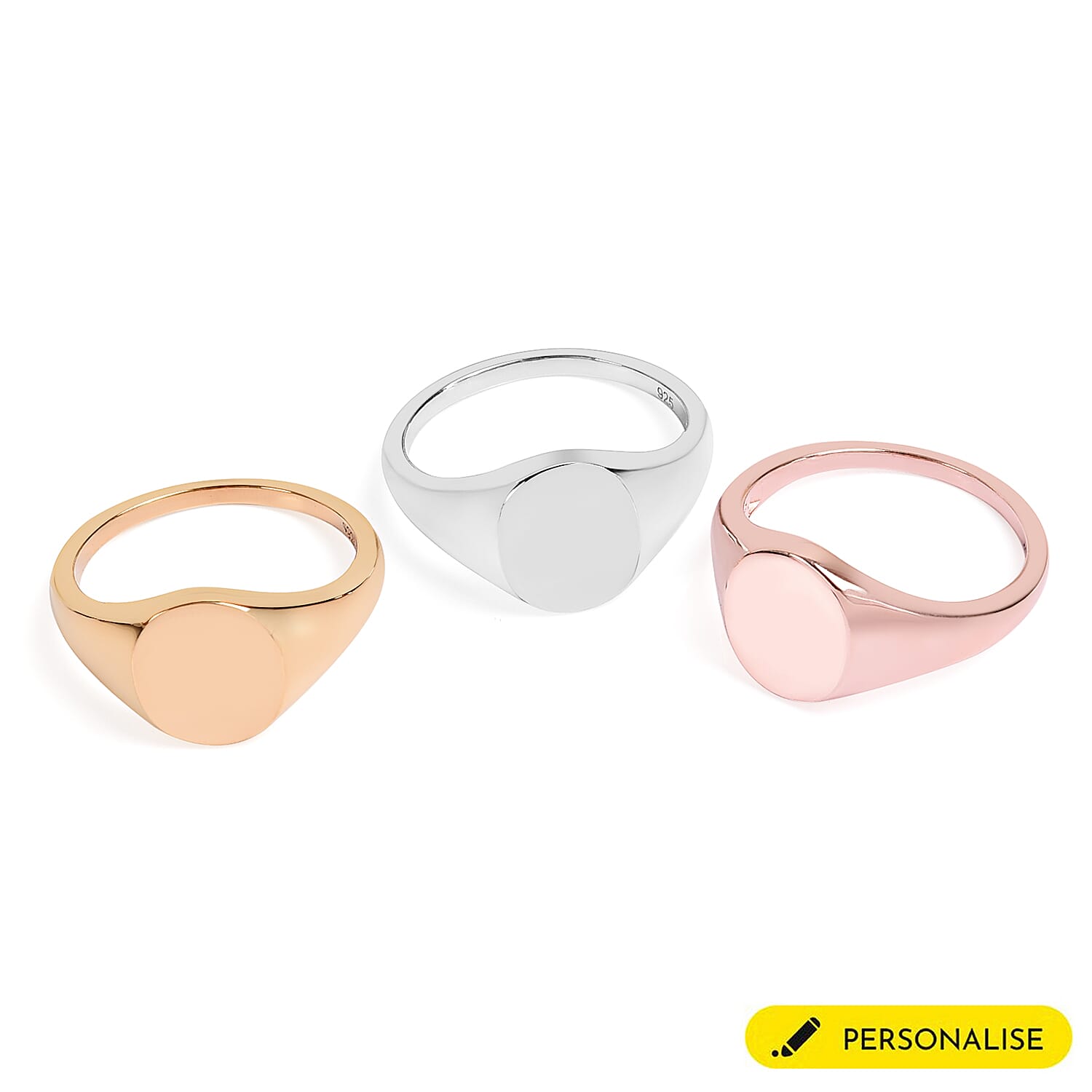 Personalised Engravable Signet Ring