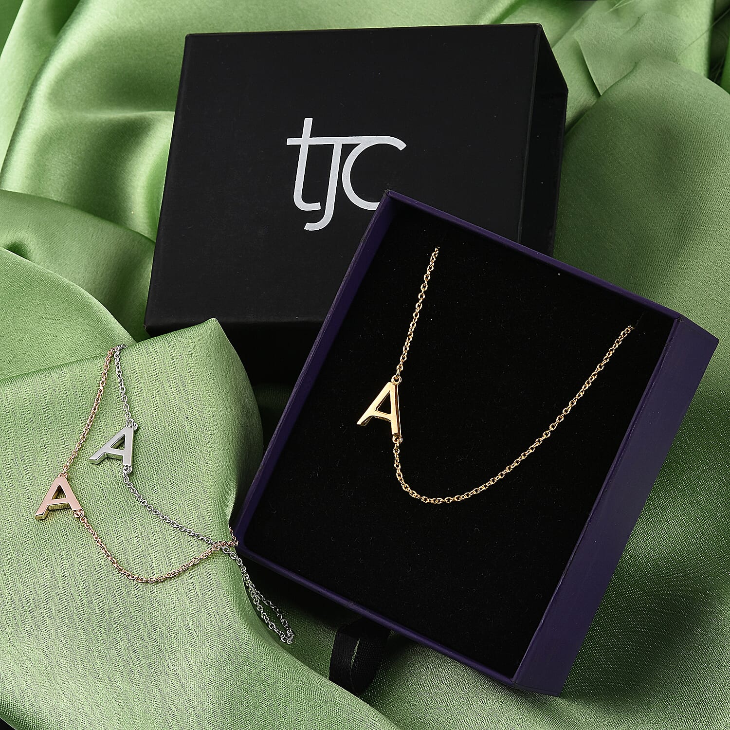 Personalised Sideways Initial Necklace