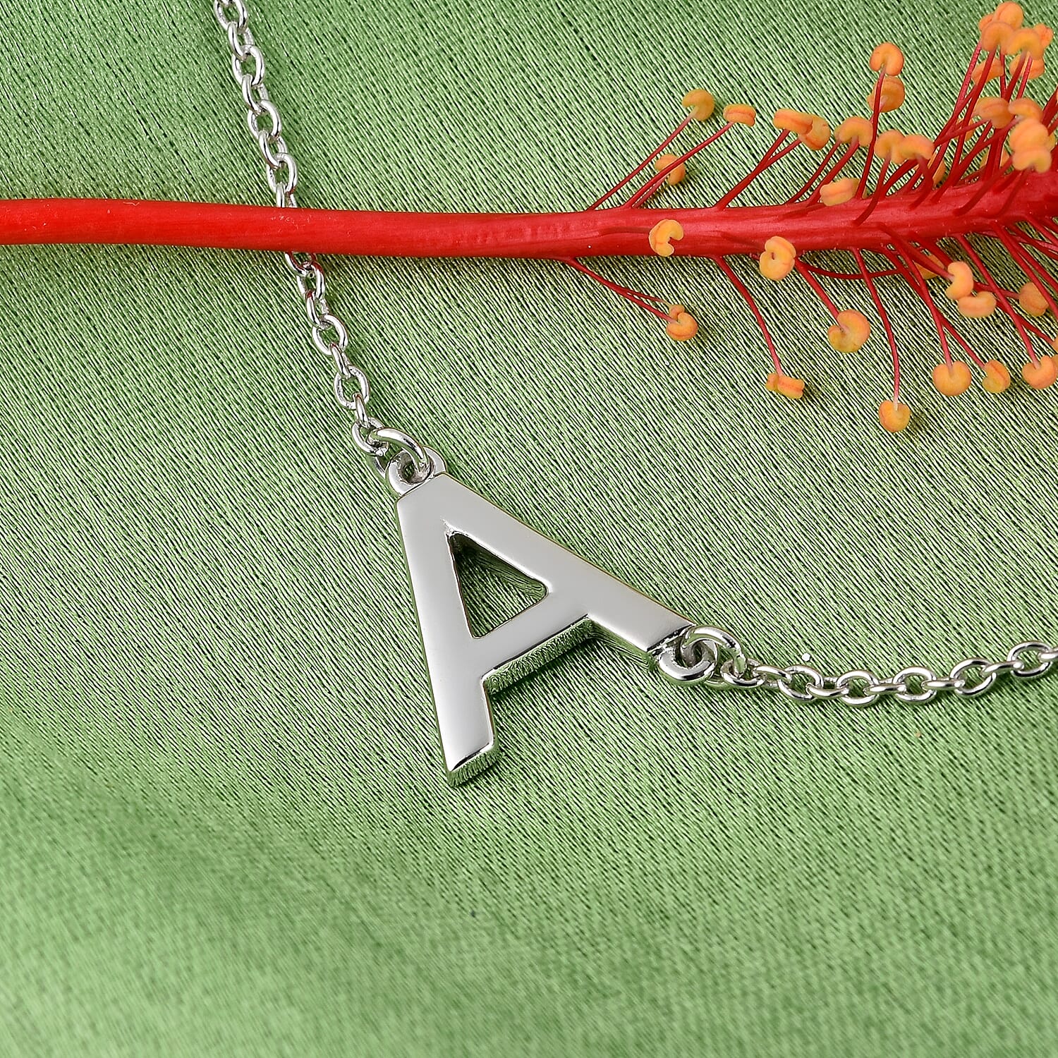 Personalised Sideways Initial Necklace