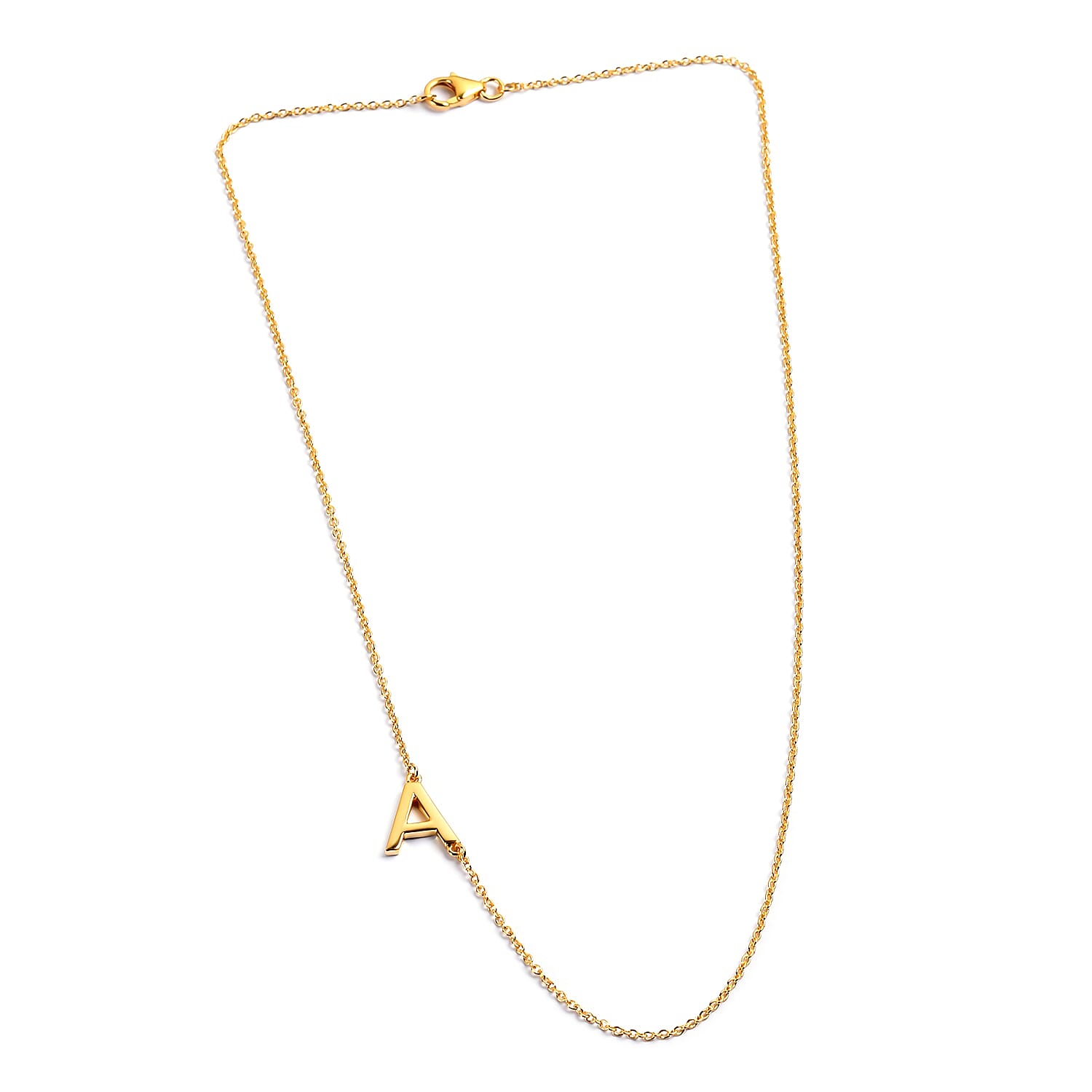 Personalised Sideways Initial Necklace