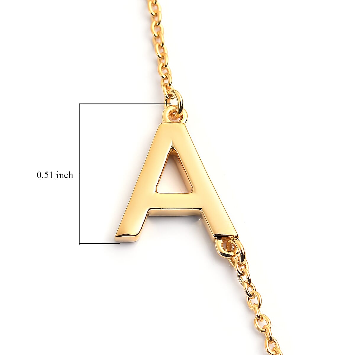 Personalised Sideways Initial Necklace