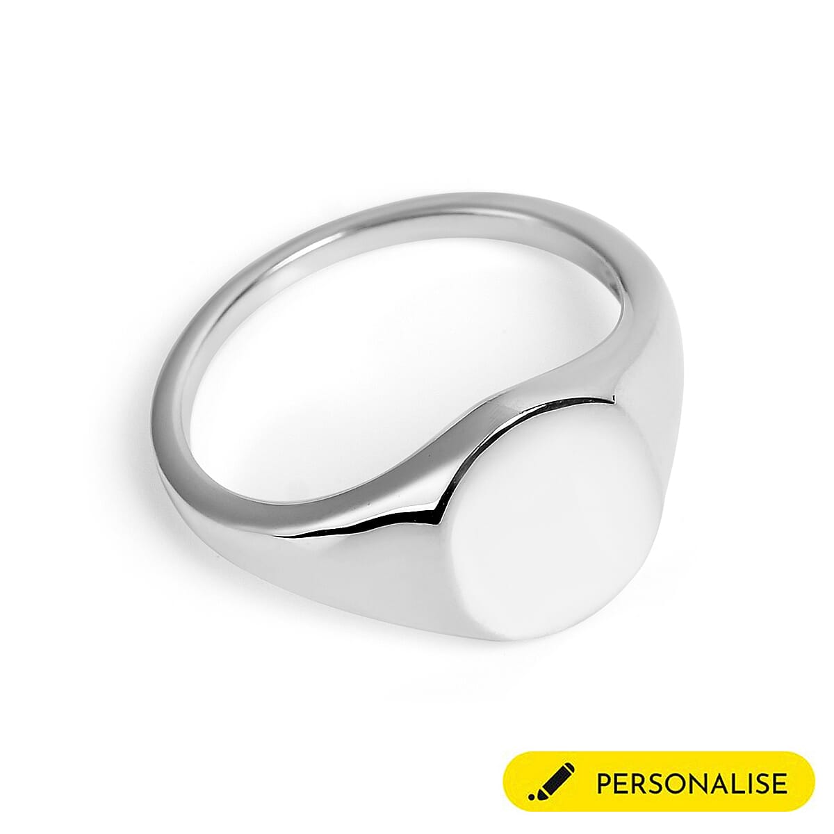 Personalised Monogram Ring in Silver