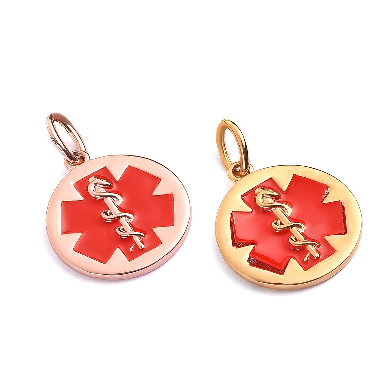 Personalised Medical Alert Pendant in Silver