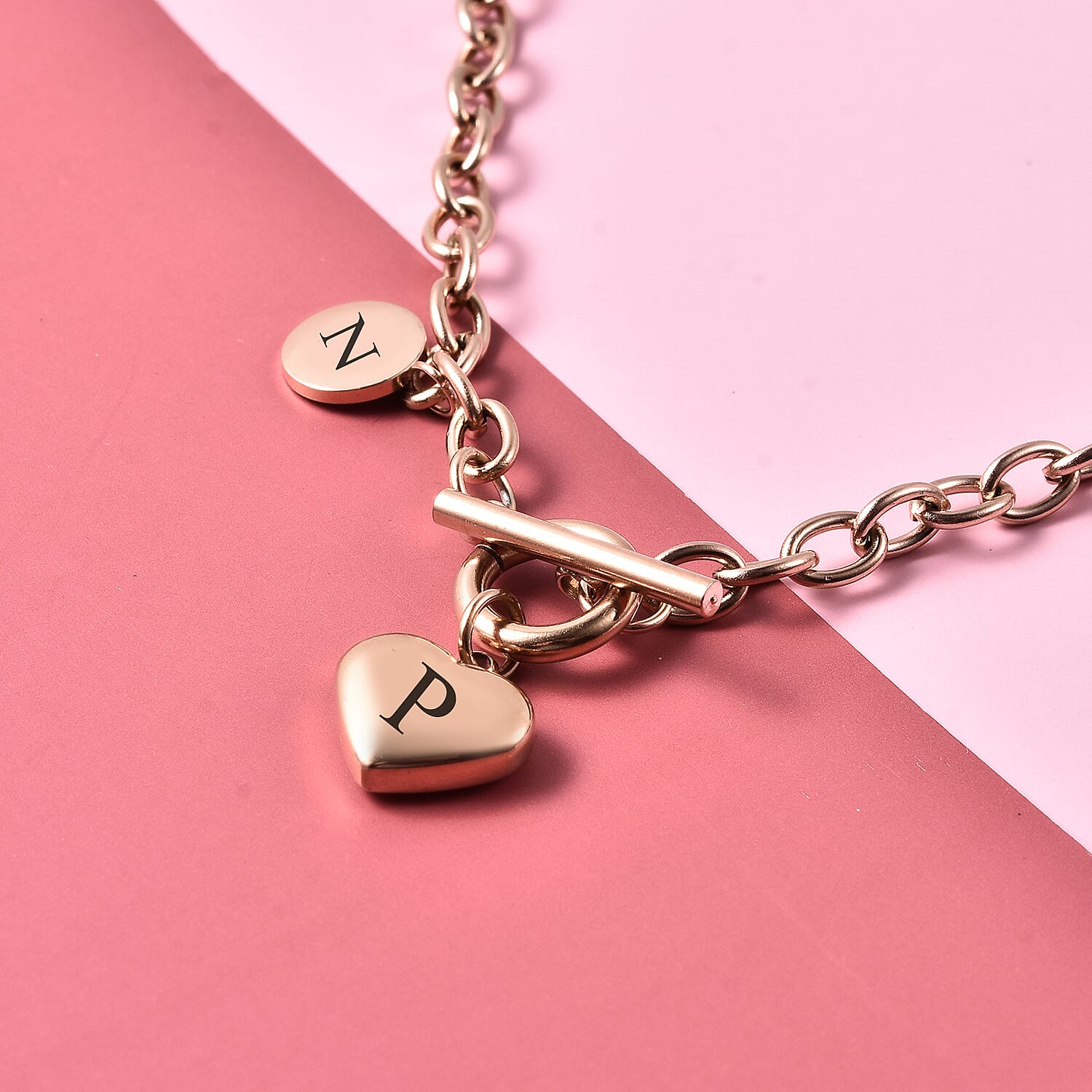 Personalised Engravable Heart Necklave, Size 18 Inch, Stainless Steel