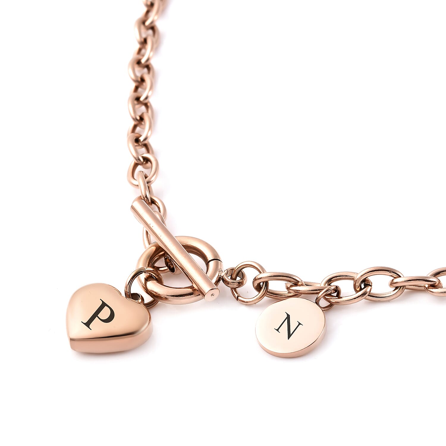 Personalised Engravable Heart Necklave, Size 18 Inch, Stainless Steel