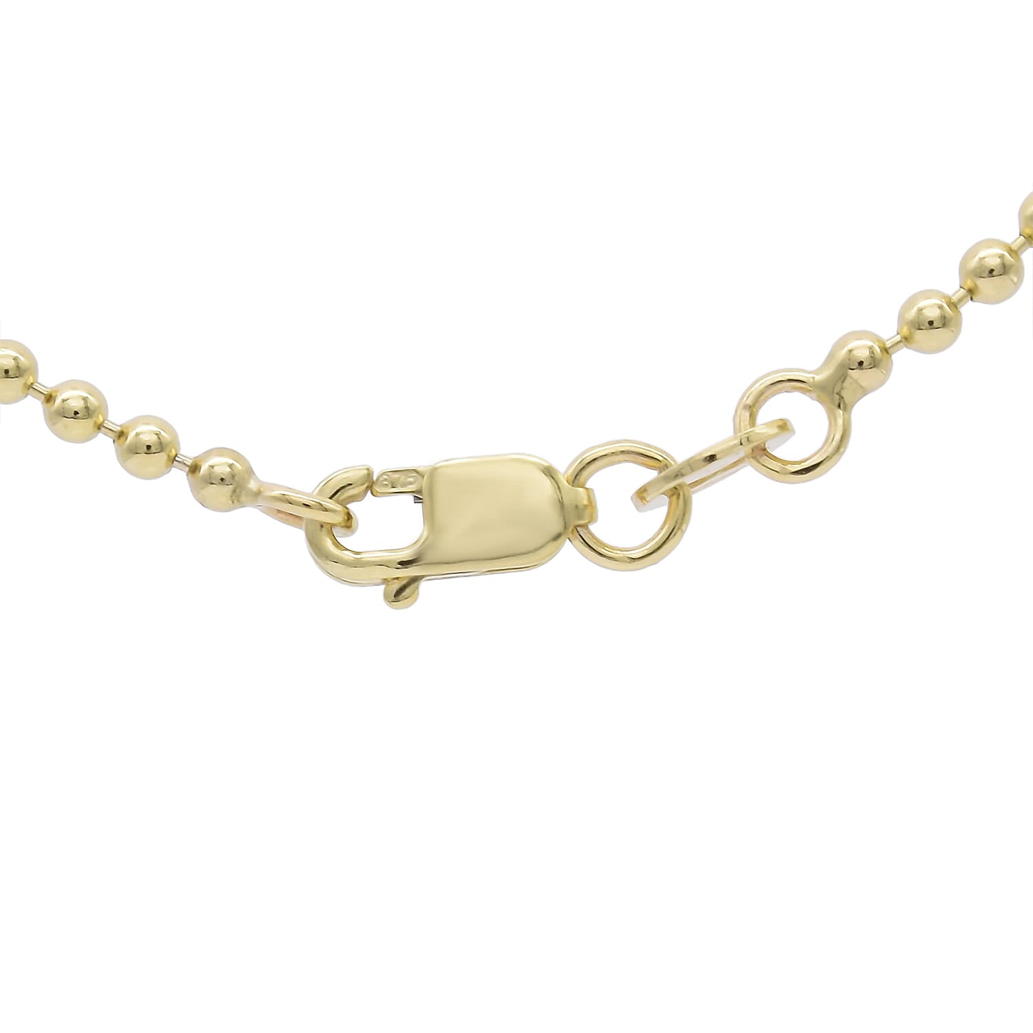 Personalised 9CT Gold Dog Tag Pendant with Chain, Size 20 Inch