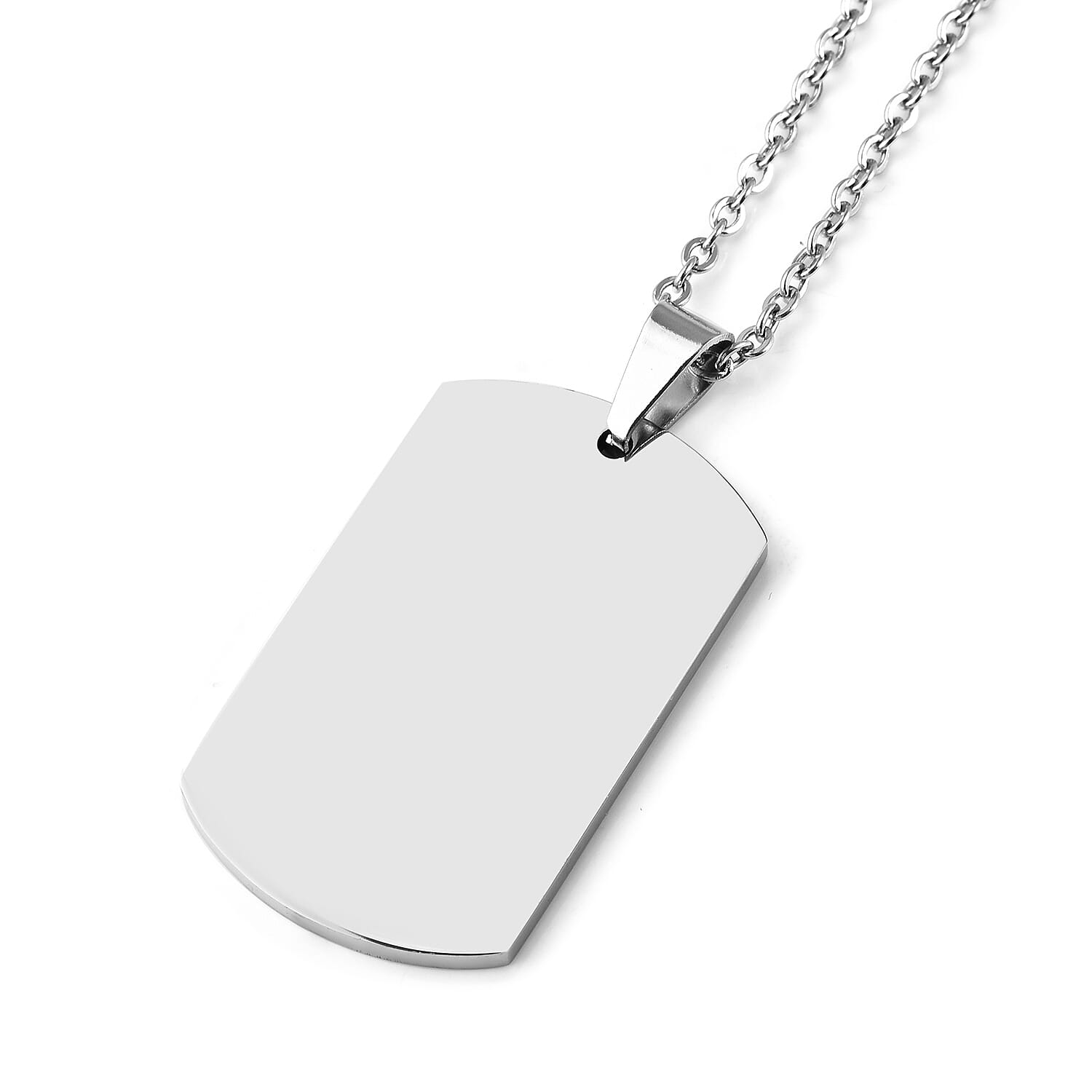 Personalised Engravable His and Her Dog tags in Stainless Steel