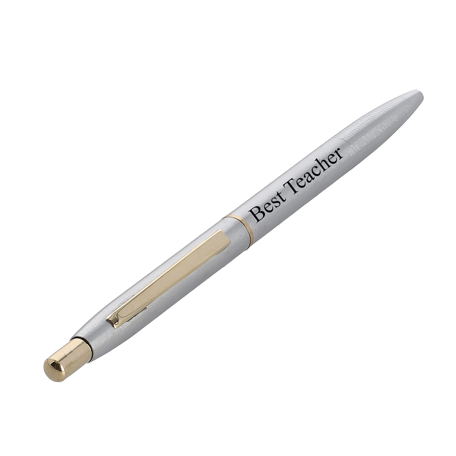 Personalised Engravable Silver & Gold Tone Ball Point Pen
