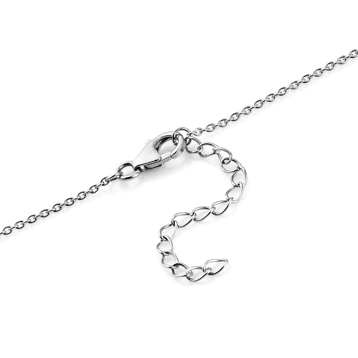 Personalised Vertical Name Pendant With 20 Inch  Chain