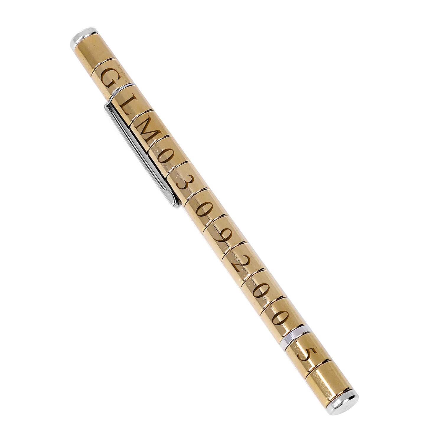 Personalised Engravable Decompression Magnetic Metal Ball Pen in a Gift Box - Gold
