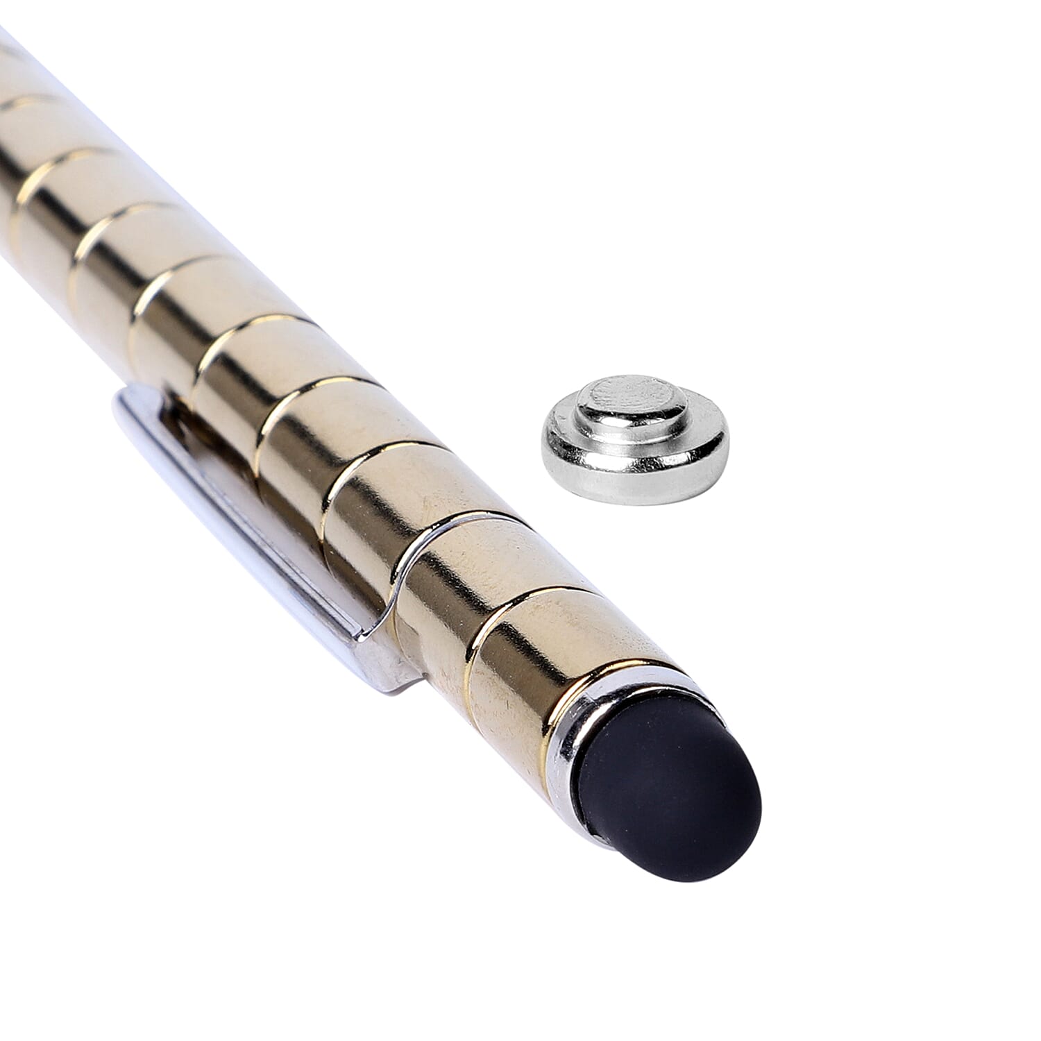 Personalised Engravable Decompression Magnetic Metal Ball Pen in a Gift Box - Gold