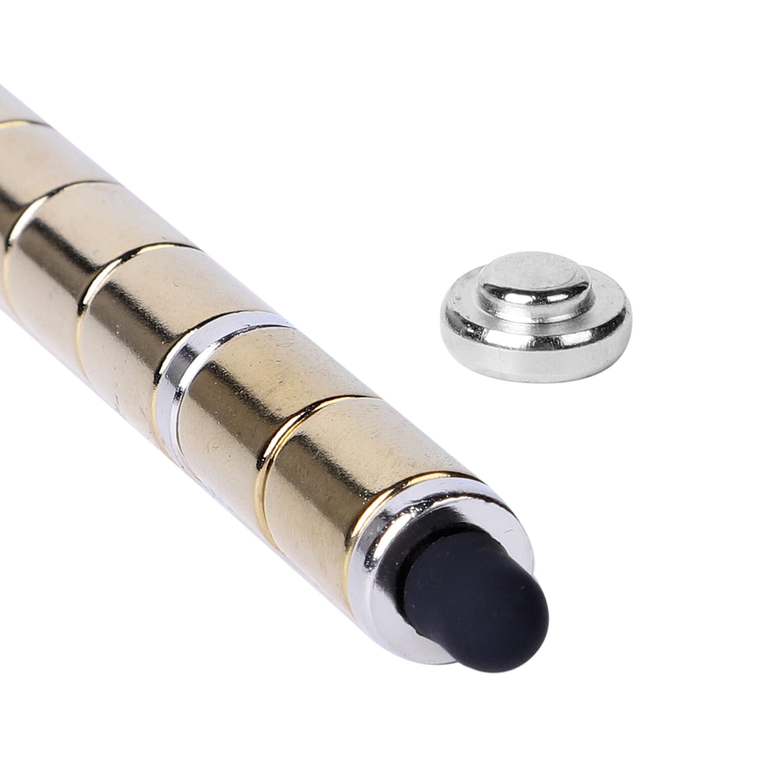 Personalised Engravable Decompression Magnetic Metal Ball Pen in a Gift Box - Gold