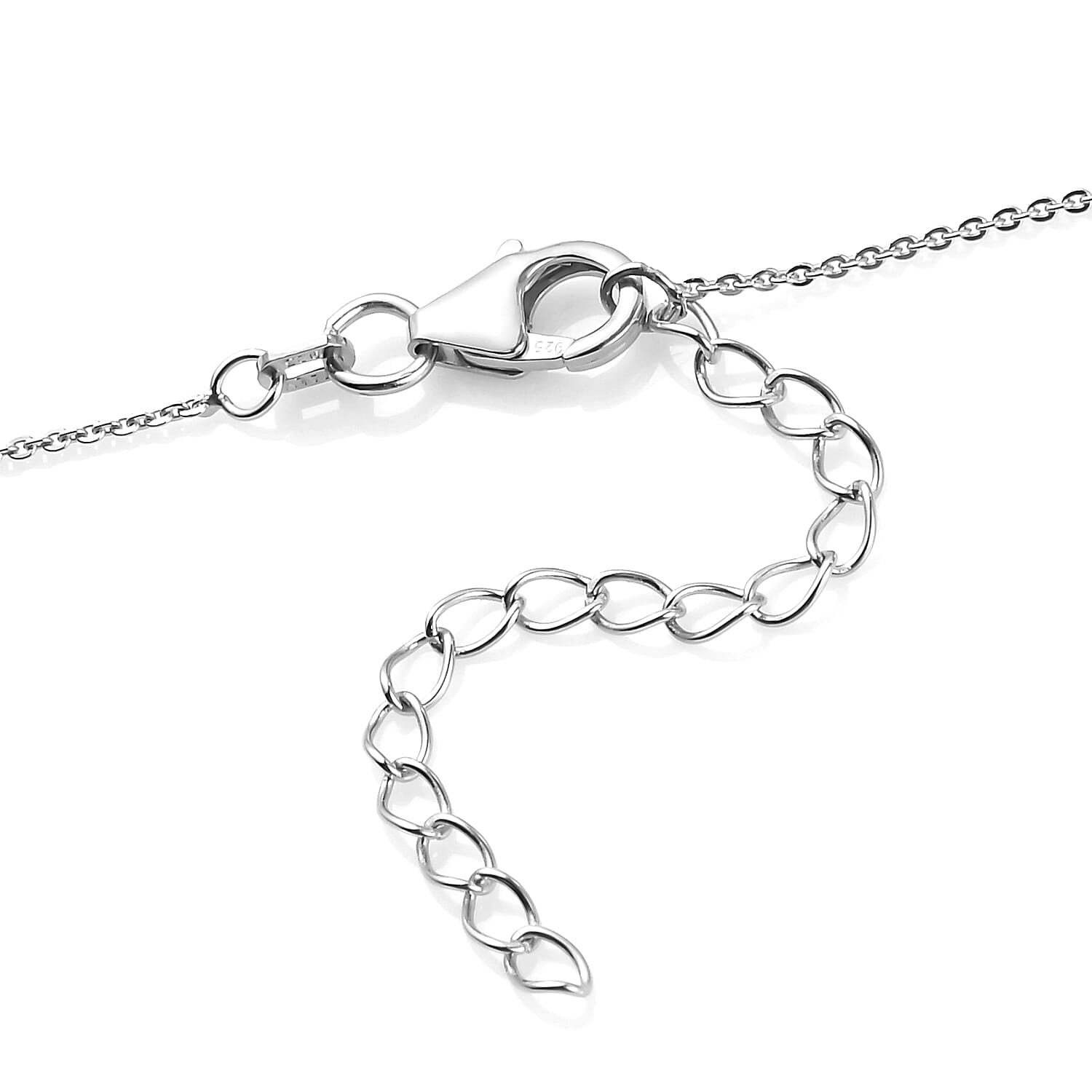 Personalised Name Necklace in Brass, Size 18+2 Inches, Font-Scriptina Pro