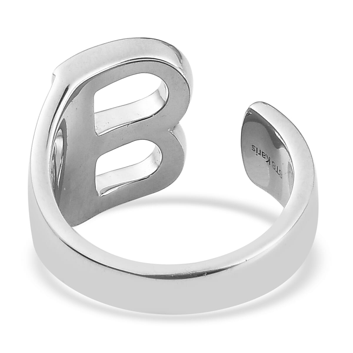Personalised Engravable Initial B RIng