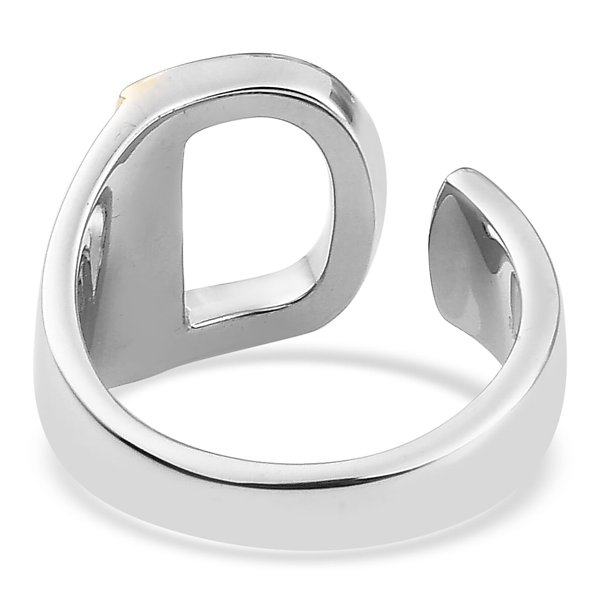 Personalised Engravable Initial D Ring