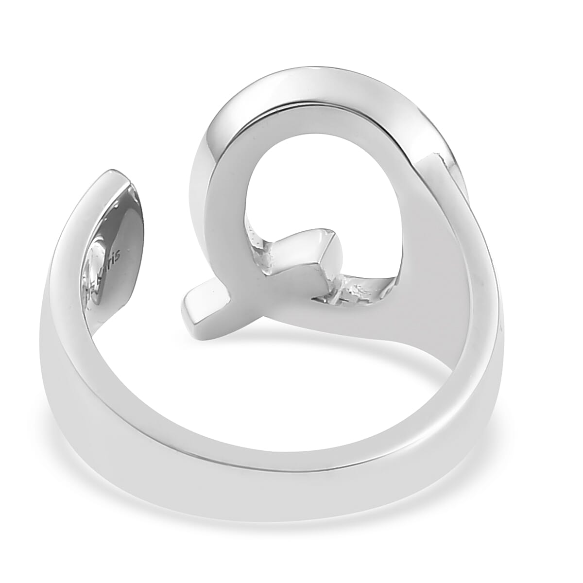 Personalised Engravable Initial Q Ring