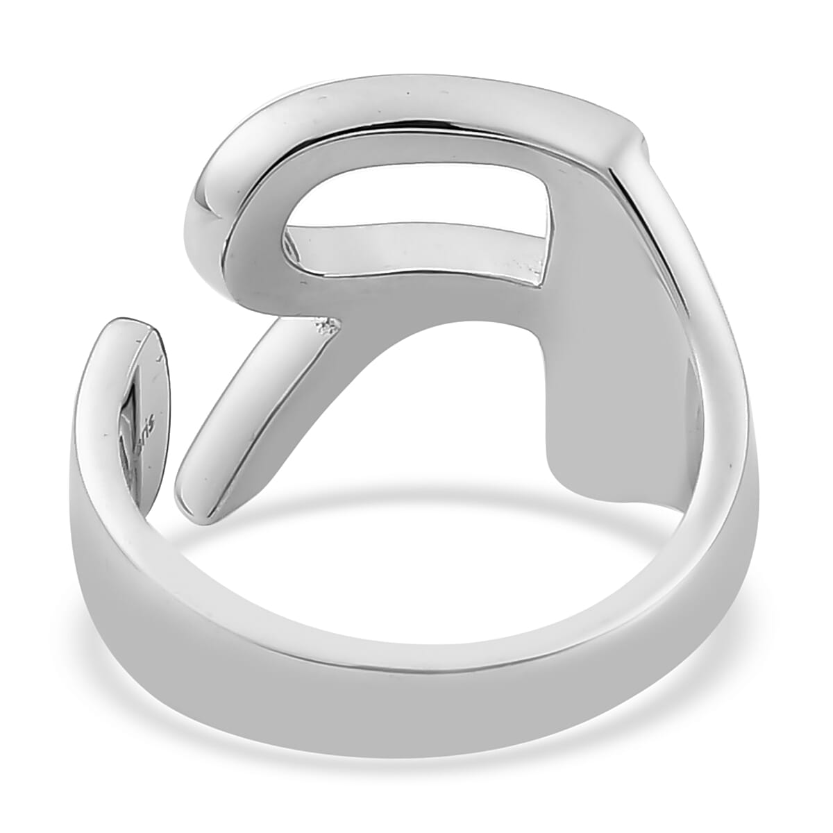 Personalised Engravable Initial R Ring