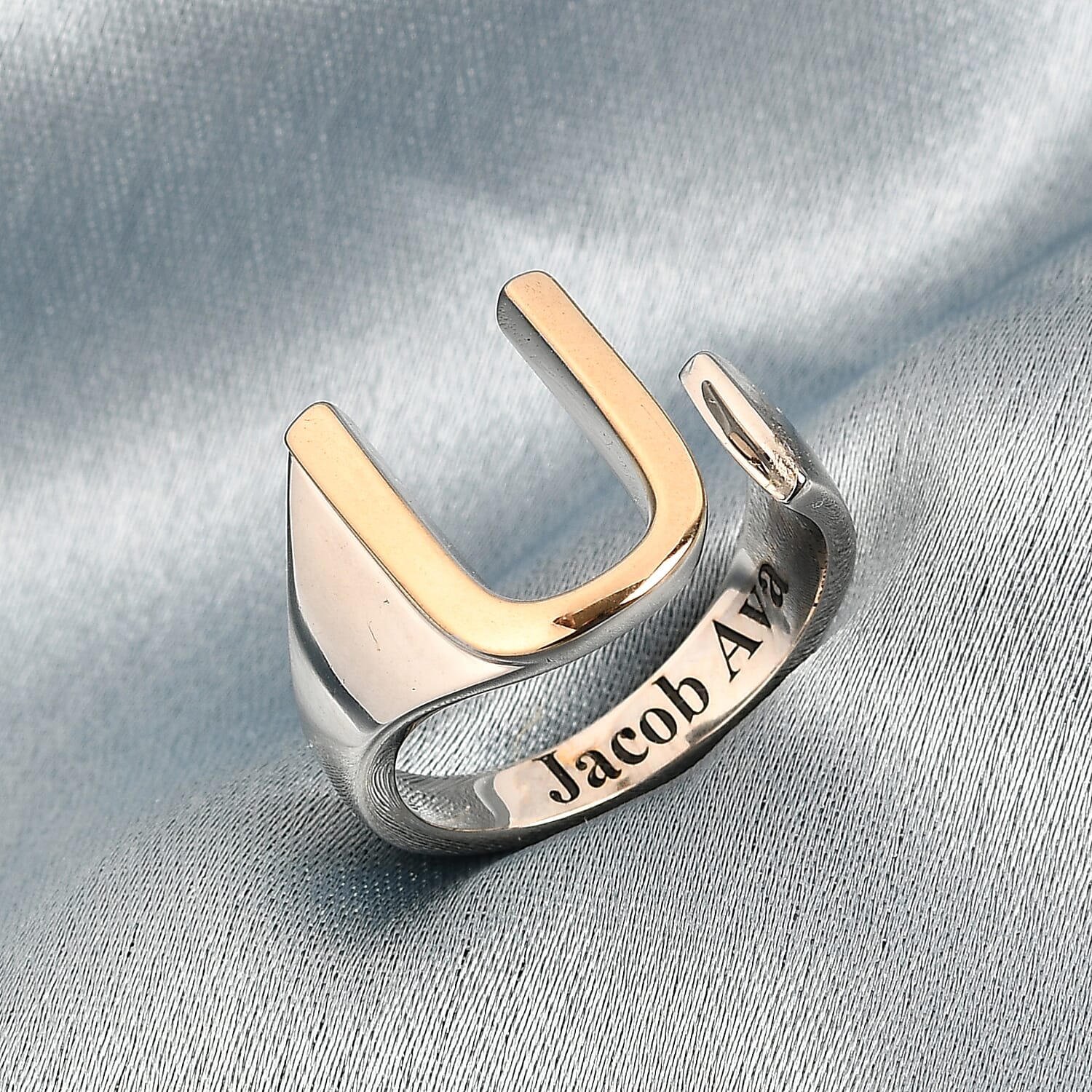 U hot sale name ring