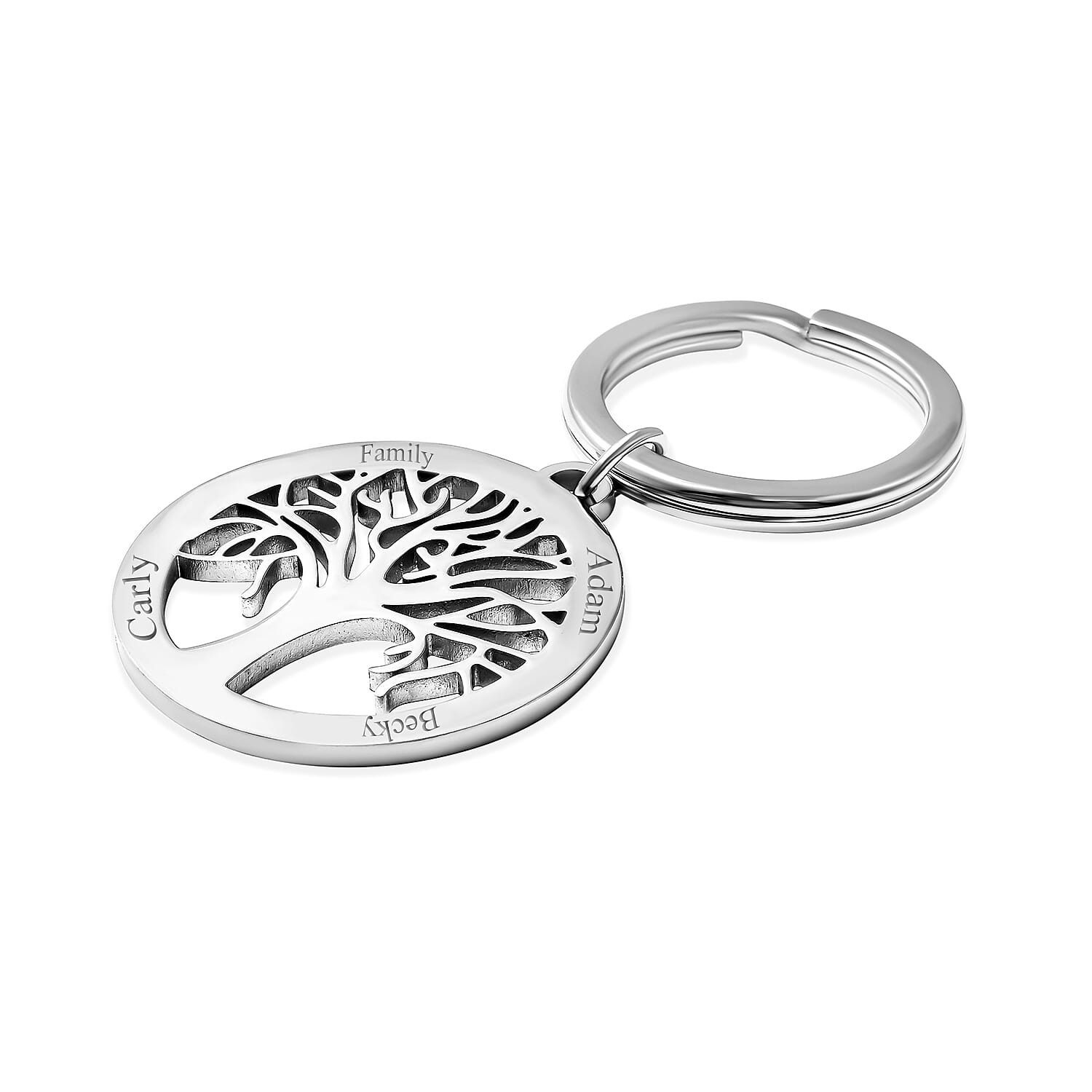 Personalised Engravable Tree of Life Key Chain