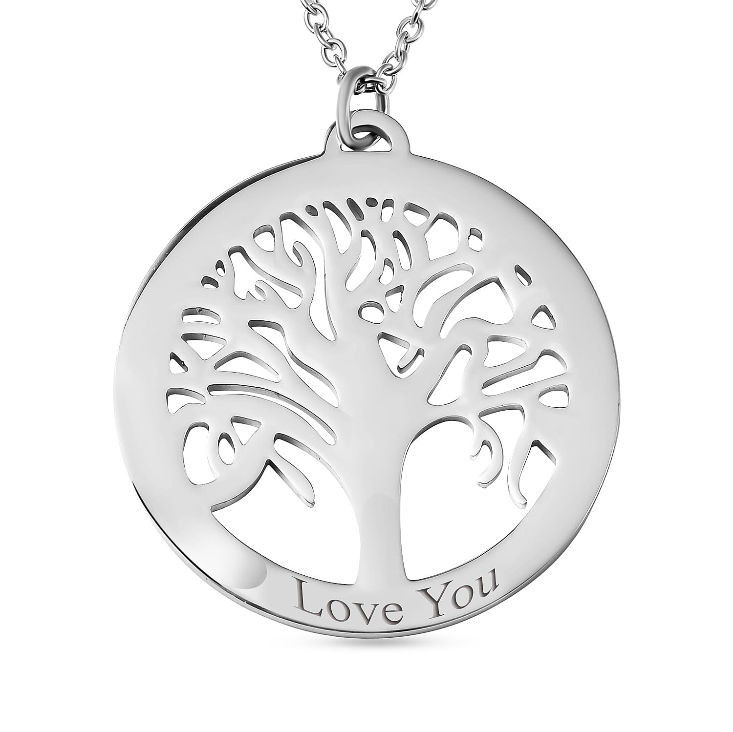 Personalised Engravable Tree of Life Necklace Size 20"