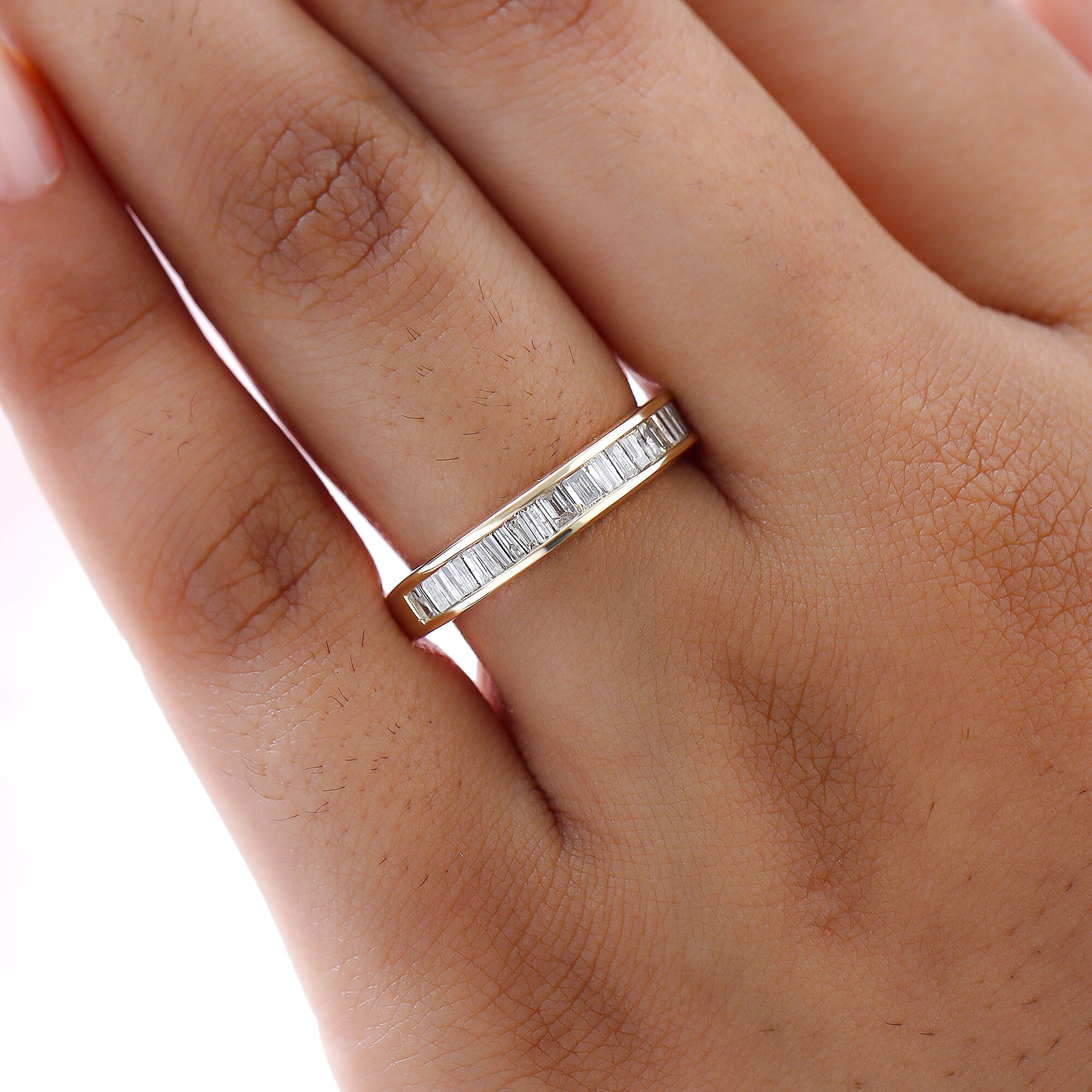 Personalised eternity store ring