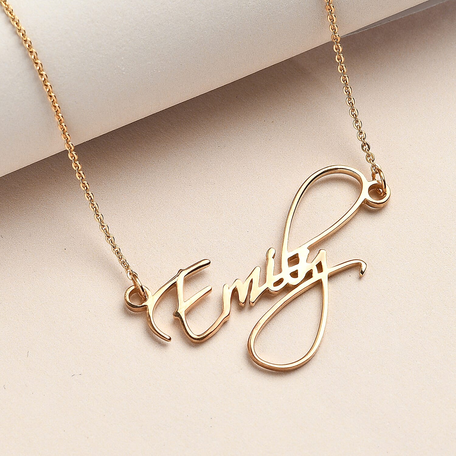 Personalised Name Necklace, Size 18-2 Inches, Font-Scriptina Pro