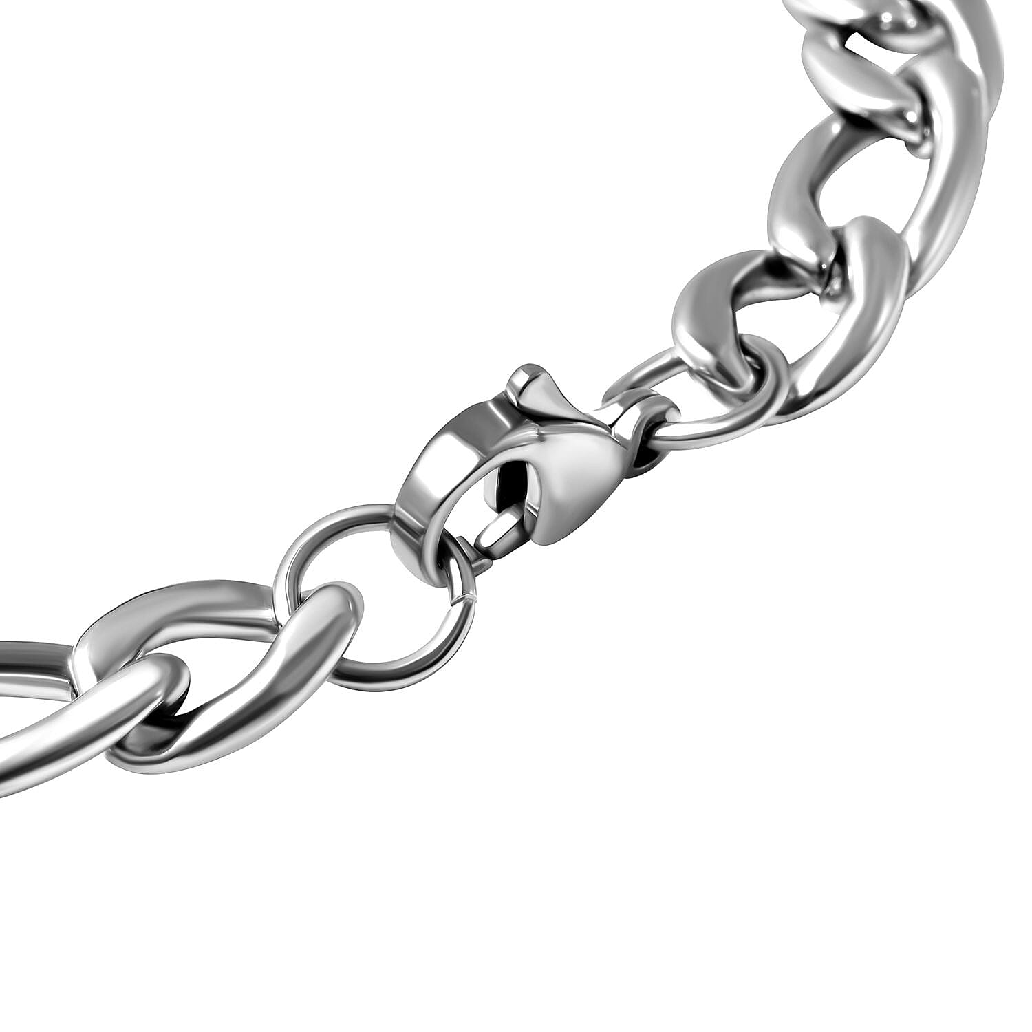 Personalised Engravable Bar Bracelet With Lobster Clasp in Stainless Steel Personalised Engravable Bar Bracelet With Lobster Clasp in Stainless Steel