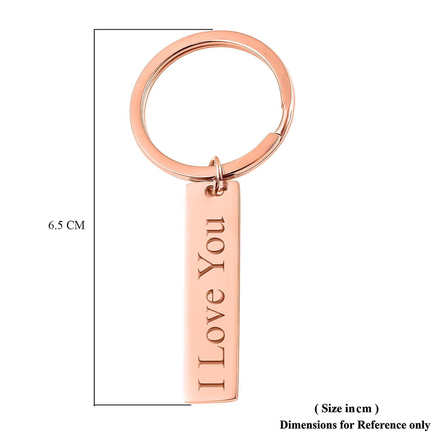 Personalised Engravable Keychain Stainless Steel
