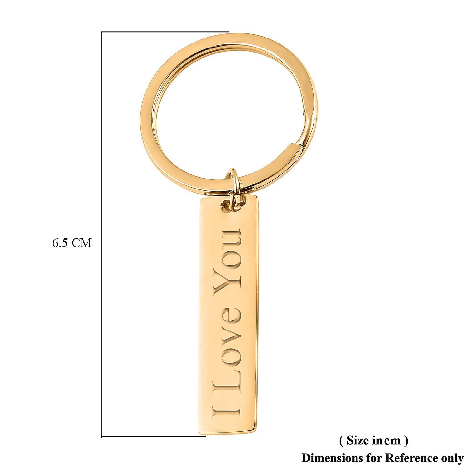Personalised Engravable Keychain Stainless Steel