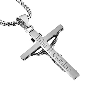 https://tjcuk.sirv.com/Products/D1/0/D10479/Personalised-Engravable-Crucifix-Pendant-With-Chain-(Size-21.50)-With-_D10479_1.jpg?w=342&h=342