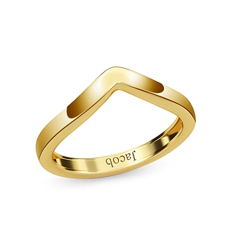 Personalised Engravable Wishbone Ring in Silver
