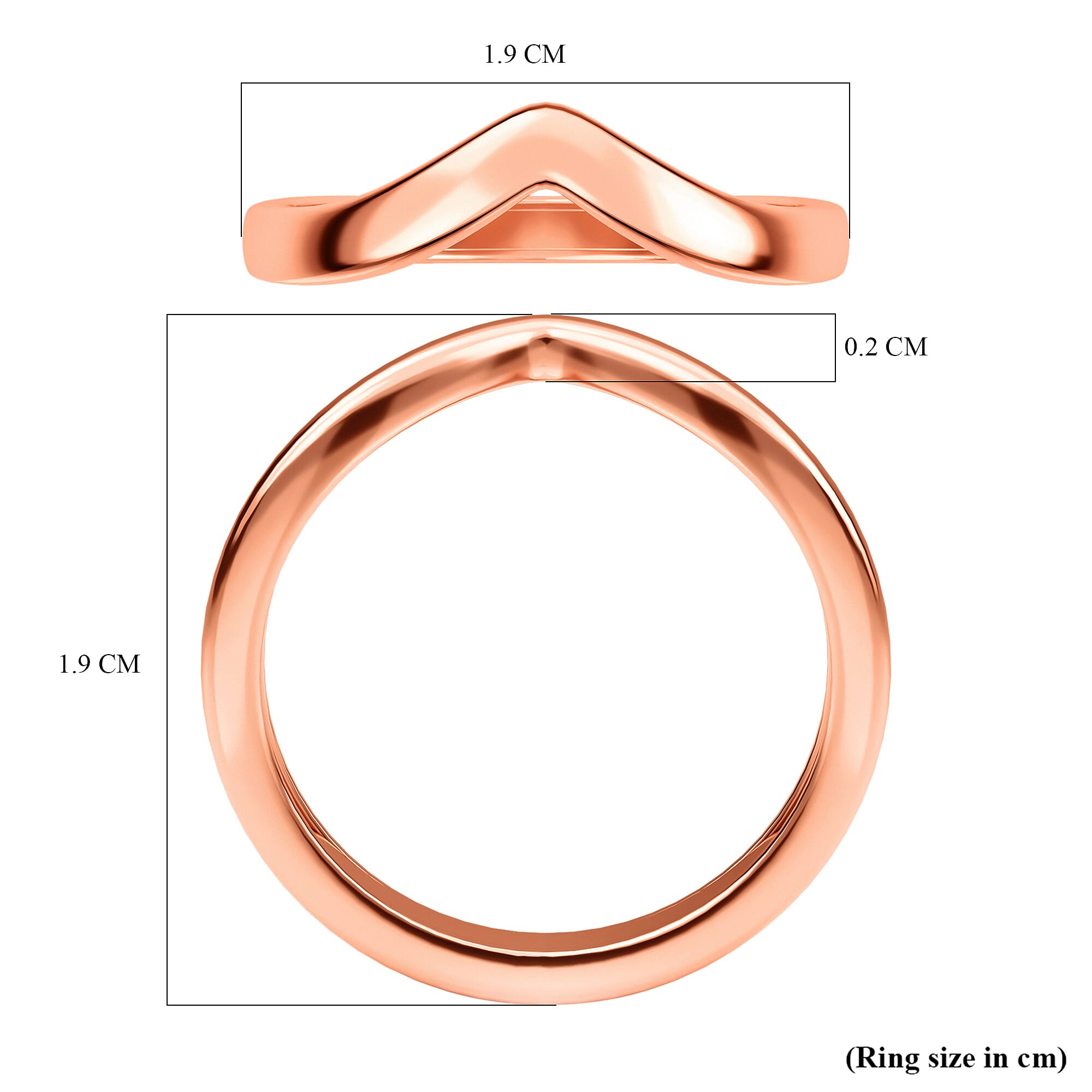 Personalised Engravable Wishbone Ring in Silver Personalised Engravable Wishbone Ring in Silver
