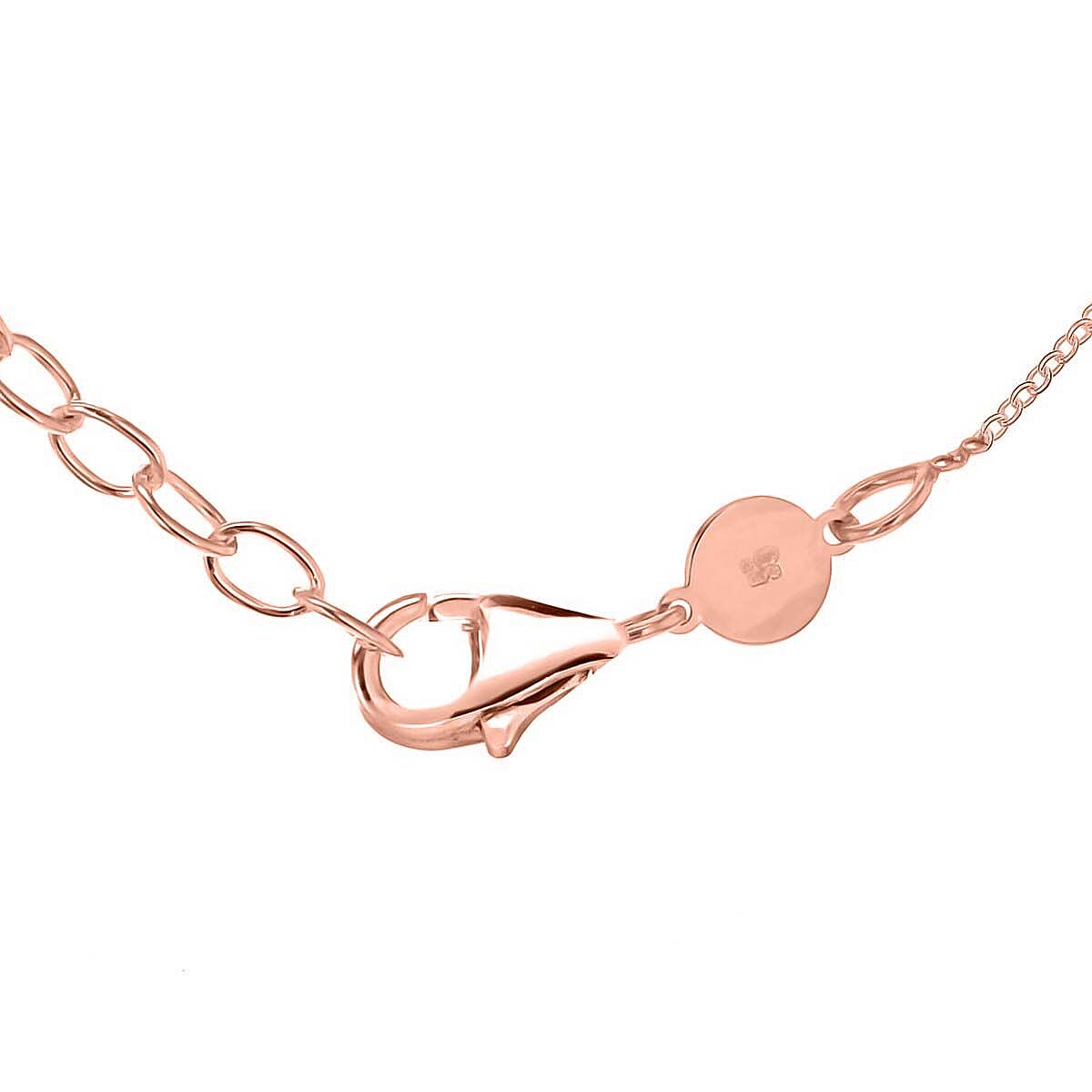 Personalised Engravable 9K Gold 41mm x 3mm Curved Bar Adjustable Necklace, Size-16-17 Inch