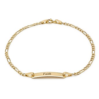 https://tjcuk.sirv.com/Products/D1/0/D10538/Personalised-Engravable-9K-Gold-Hollow-Figaro-17mm-x-4-5mm-ID-Bracelet_D10538.jpg?w=342&h=342