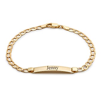 https://tjcuk.sirv.com/Products/D1/0/D10544/Personalised-Engravable-9K-Gold-33mm-x-7mm-Flat-120-Curb-ID-Bracelet-S_D10544.jpg?w=342&h=342