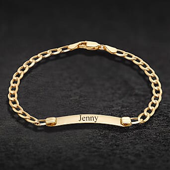 https://tjcuk.sirv.com/Products/D1/0/D10544/Personalised-Engravable-9K-Gold-33mm-x-7mm-Flat-120-Curb-ID-Bracelet-S_D10544_1.jpg?w=342&h=342