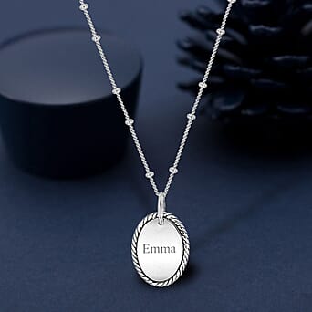 https://tjcuk.sirv.com/Products/D1/0/D10570/Personalised-Engravable-Rhodium-Plated-13-6mm-x-22-3mm-Twist-Edge-Oval_D10570_1.jpg?w=342&h=342