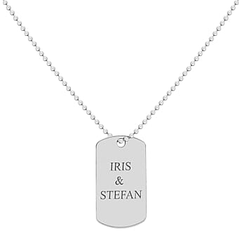 https://tjcuk.sirv.com/Products/D1/0/D10584/Personalised-Engravabel-19mm-x-34mm-Dog-Tag-Ball-Chain-in-Silver-Size-_D10584_2.jpg?w=342&h=342
